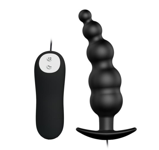 Kulki sonda analna korek wibrujący 12 trybów 11cm