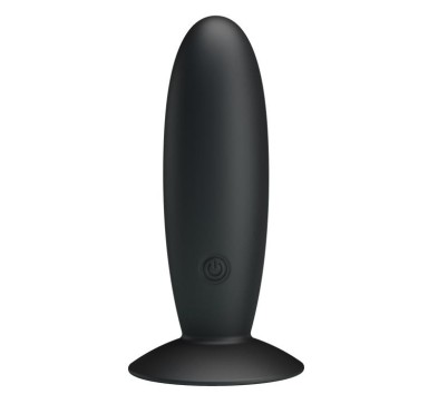 Mocny wibrujący korek analny ładowany silikon 11cm