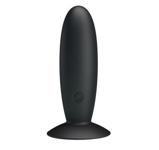 Mocny wibrujący korek analny ładowany silikon 11cm