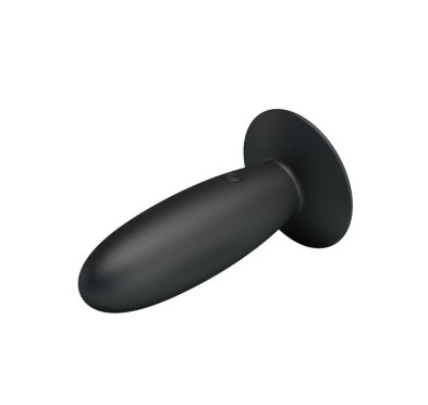 Mocny wibrujący korek analny ładowany silikon 11cm Mocny wibrujący korek analny ładowany silikon 11cm