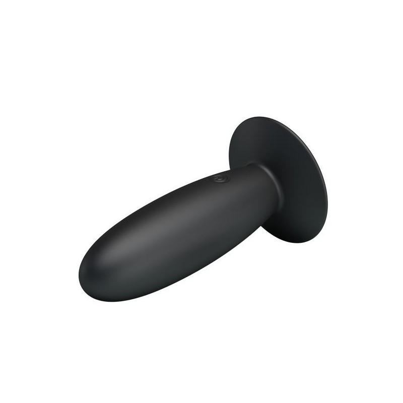 Mocny wibrujący korek analny ładowany silikon 11cm Mocny wibrujący korek analny ładowany silikon 11cm