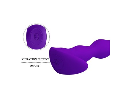 Korek analny plug silikonowy wibrujący 12tryb 14cm Korek analny plug silikonowy wibrujący 12tryb 14cm
