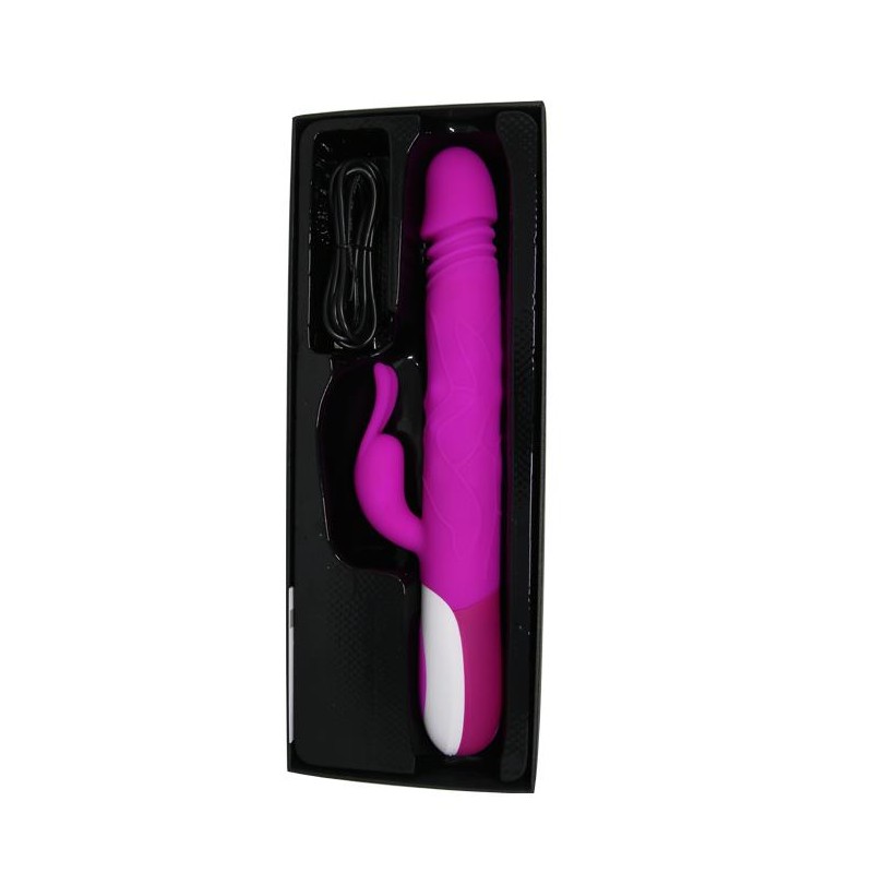 Wielofunkcyjny wibrator z obrotowymi kulkami 25cm Wielofunkcyjny wibrator z obrotowymi kulkami 25cm