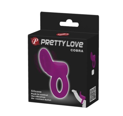 Pierścień erekcyjny z sex masażerem łechtaczki Pierścień erekcyjny z sex masażerem łechtaczki