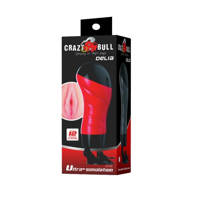 Masturbator sztuczna pochwa cipka wibracje