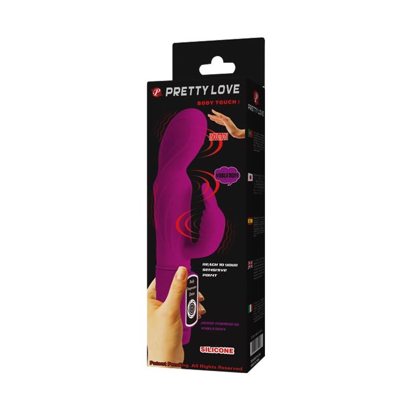 Wibrator króliczek z masażerem łechtaczki sex 22cm Wibrator króliczek z masażerem łechtaczki sex 22cm