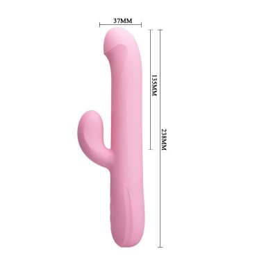 Wibrator rotacja masażer łechtaczki 12tryb 23cm Wibrator rotacja masażer łechtaczki 12tryb 23cm