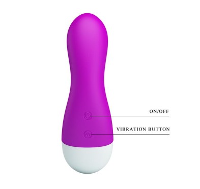 Silikonowy masażer łechtaczki mini wibrator 12cm