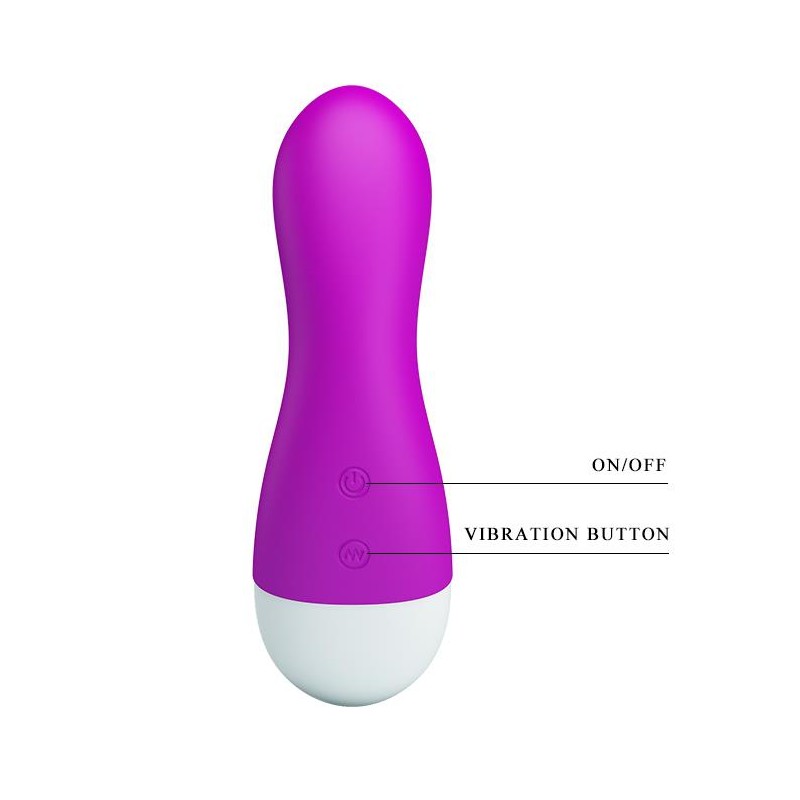 Silikonowy masażer łechtaczki mini wibrator 12cm