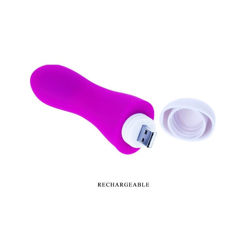 Silikonowy masażer łechtaczki mini wibrator 12cm