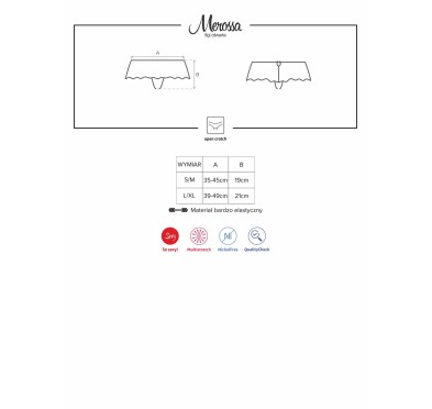 Koronkowe figi otwarty krok rozcięte merossa xxl Koronkowe figi otwarty krok rozcięte merossa xxl