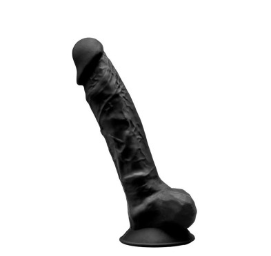 Ogromny czarny żylasty realistyczny penis 24 cm