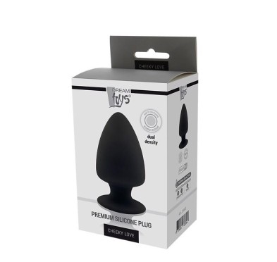 DREAM TOYS PREMIUM SILICONE PLUG M BLACK