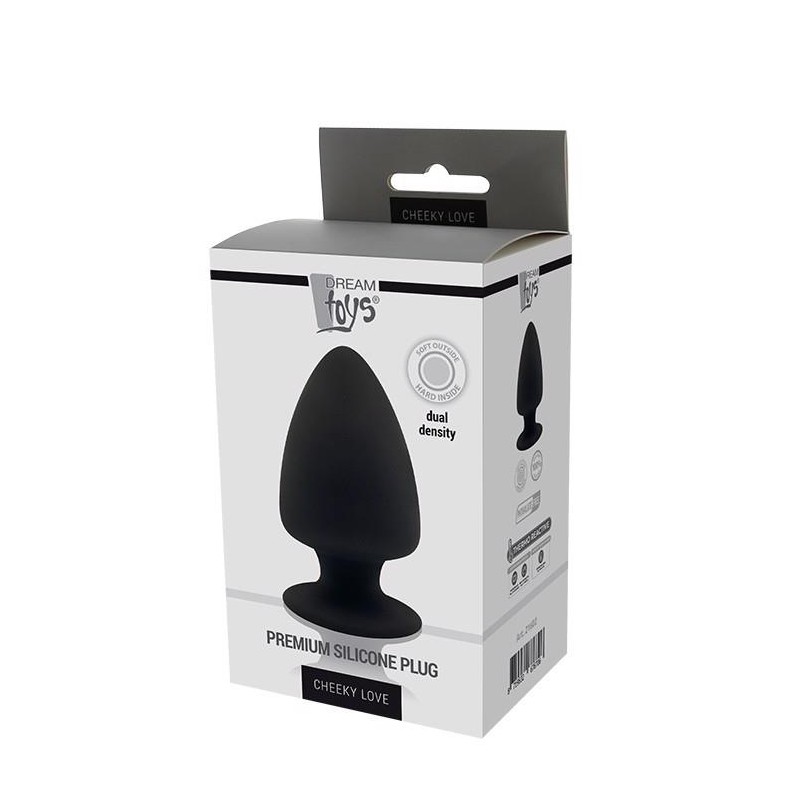 DREAM TOYS PREMIUM SILICONE PLUG M BLACK