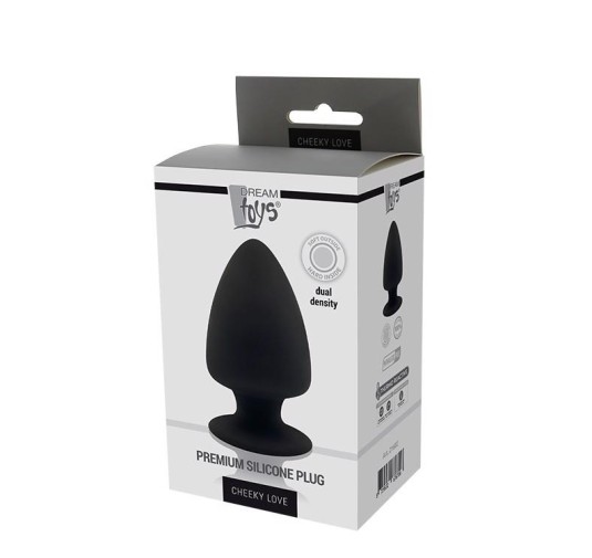 DREAM TOYS PREMIUM SILICONE PLUG M BLACK