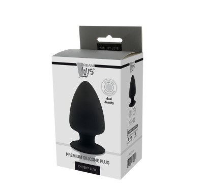 DREAM TOYS PREMIUM SILICONE PLUG M BLACK