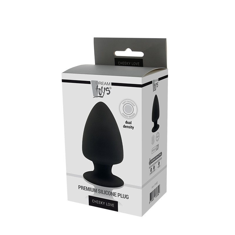 DREAM TOYS PREMIUM SILICONE PLUG M BLACK