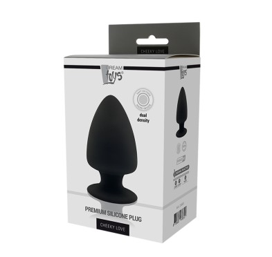 DREAM TOYS PREMIUM SILICONE PLUG L BLACK