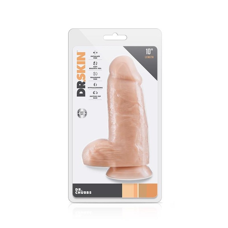 Gruby realistyczny penis dildo z przyssawką 25,5cm