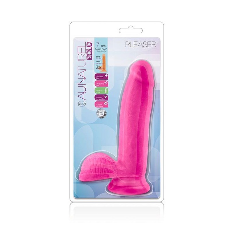 Au naturel bold pleaser 7inch dildo