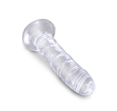 Żelowe miękkie dildo z mocną przyssawką 15 cm
