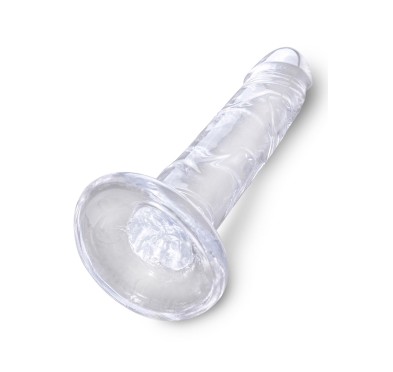 Żelowe miękkie dildo z mocną przyssawką 15 cm