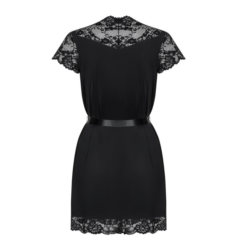 Koronkowy szlafroczek narzutka 810-pei-1 l/xl Koronkowy szlafroczek narzutka 810-pei-1 l/xl