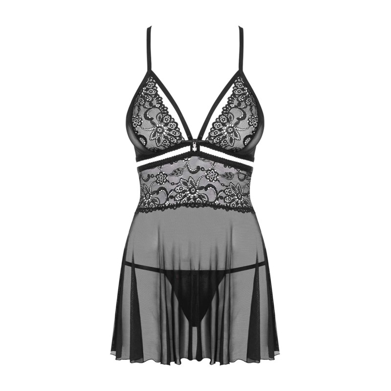 Koszulka erotyczna komplet stringi 838-bab-1 l/xl Koszulka erotyczna komplet stringi 838-bab-1 l/xl