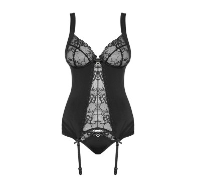 Gorset stringi koronka sex komplet obsessive s/m Gorset stringi koronka sex komplet obsessive s/m