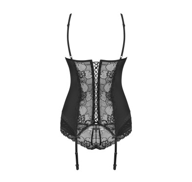 Gorset stringi koronka sex komplet obsessive s/m Gorset stringi koronka sex komplet obsessive s/m