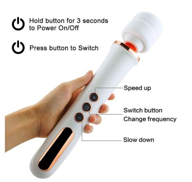 Masażer do łechtaczki pochwy bodywand różdżka usb Masażer do łechtaczki pochwy bodywand różdżka usb
