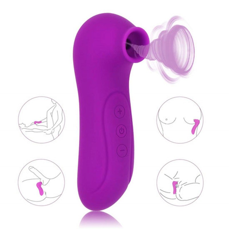 Ssący łechtaczkę masażer stymulator 10trybów usb Ssący łechtaczkę masażer stymulator 10trybów usb