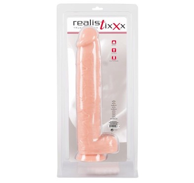 Miękkie duże dildo realistyczny wygląd żylasty