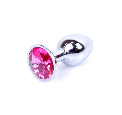 Metalowy korek analny stalowy plug kryształ 7cm Metalowy korek analny stalowy plug kryształ 7cm