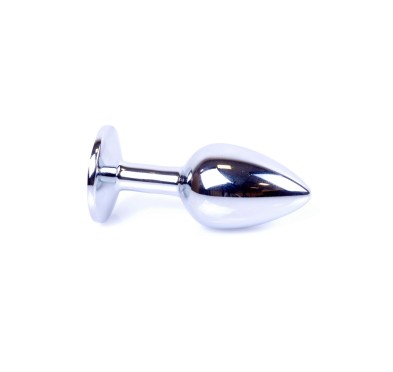 Metalowy korek analny stalowy plug kryształ 7cm Metalowy korek analny stalowy plug kryształ 7cm