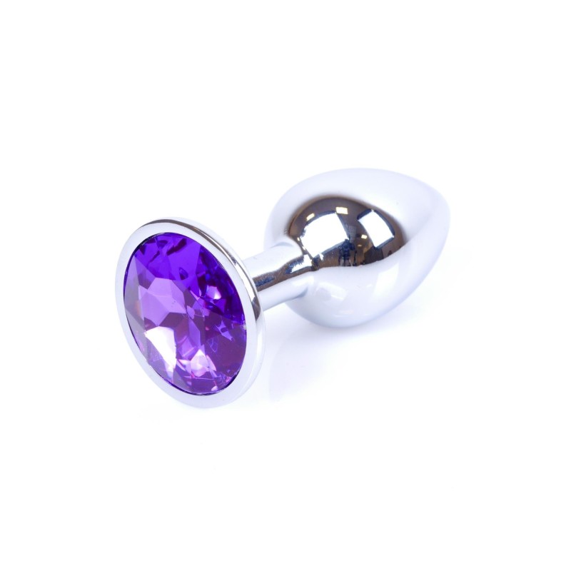 Metalowy korek analny stalowy plug kryształ 7cm Metalowy korek analny stalowy plug kryształ 7cm