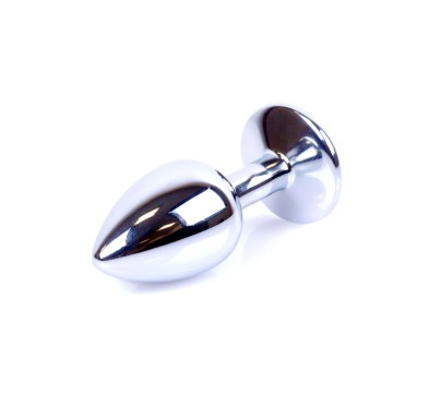 Metalowy korek analny stalowy plug kryształ 7cm Metalowy korek analny stalowy plug kryształ 7cm