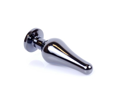 Długi stalowy korek plug analny z kryształem 2,7cm Długi stalowy korek plug analny z kryształem 2,7cm
