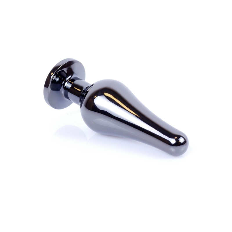 Długi stalowy korek plug analny z kryształem 2,7cm Długi stalowy korek plug analny z kryształem 2,7cm