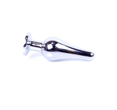 Stalowy korek analny wąski plug metal diament 9cm Stalowy korek analny wąski plug metal diament 9cm