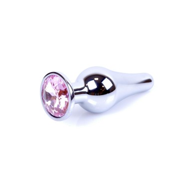 Stalowy korek analny wąski plug metal diament 9cm Stalowy korek analny wąski plug metal diament 9cm