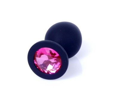 Mały korek analny plug ozdobny kryształek 3,5cm
