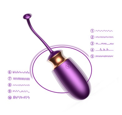 Ogrzewane wibrujące jajeczko masażer waginy 10tryb