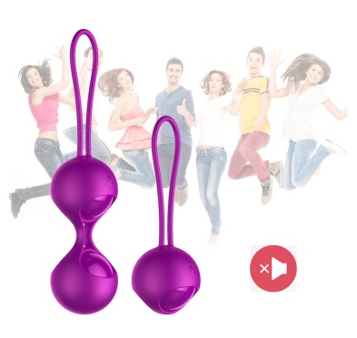 Zestaw 3 kulki orgazmowe wibrujące 10tryb pilot