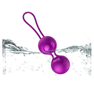 Zestaw 3 kulki orgazmowe wibrujące 10tryb pilot