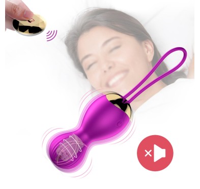 Silikonowe kulki orgazmowe z wibracjami 7 trybów