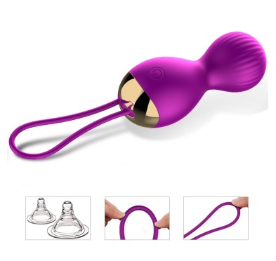 Silikonowe kulki orgazmowe z wibracjami 7 trybów