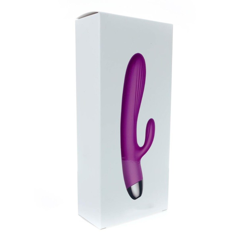 Pulsujący wibrujący wibrator z masażerem 20cm 7try Pulsujący wibrujący wibrator z masażerem 20cm 7try