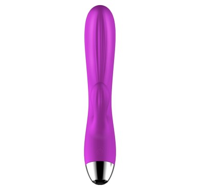 Pulsujący wibrujący wibrator z masażerem 20cm 7try Pulsujący wibrujący wibrator z masażerem 20cm 7try