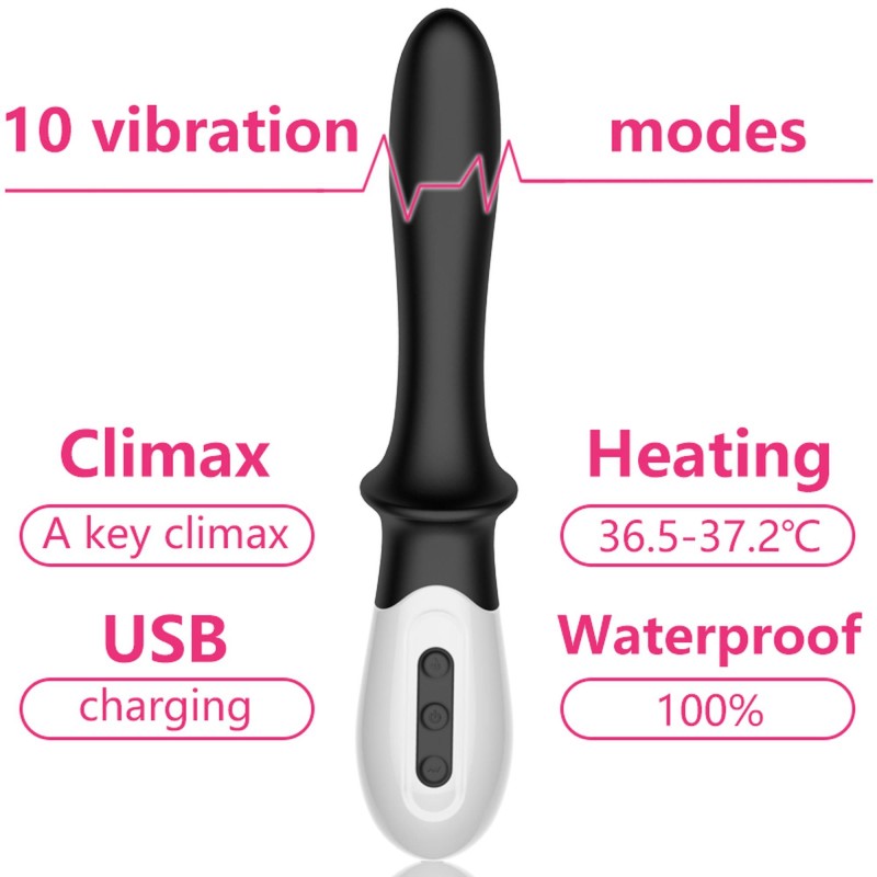 Wibrator analny waginalny punkt g prostata 10 tryb Wibrator analny waginalny punkt g prostata 10 tryb